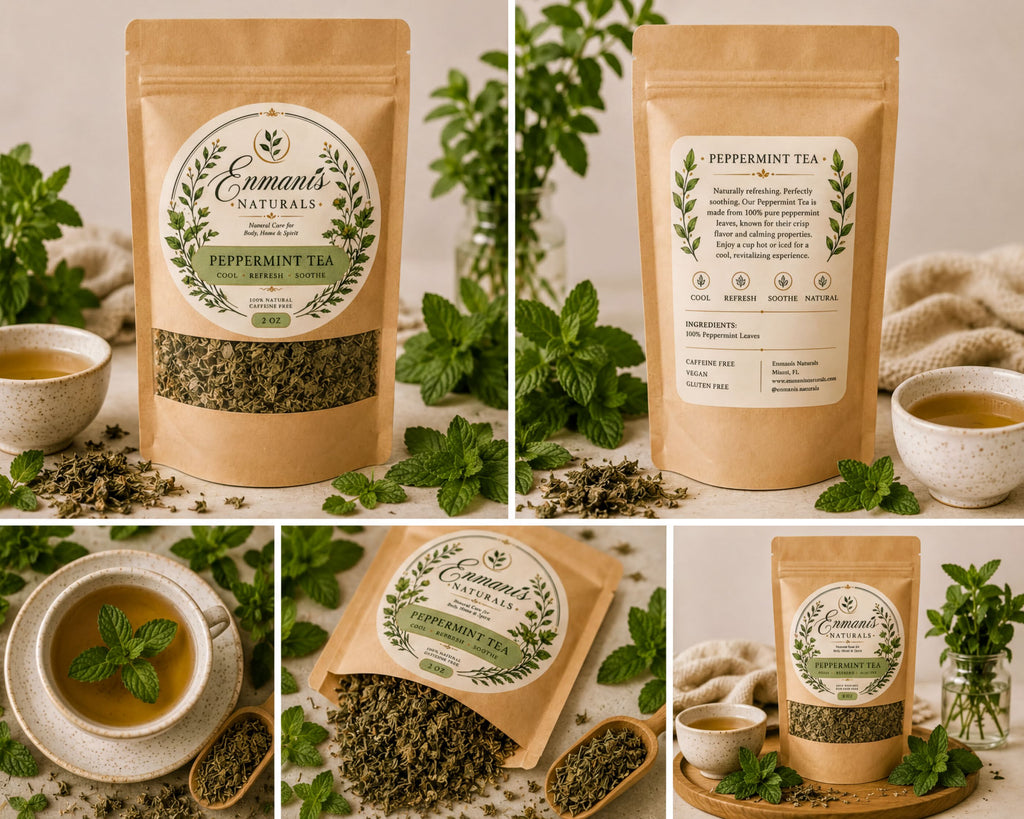 Energizing Peppermint Herbal Tea - Enmanis Naturals