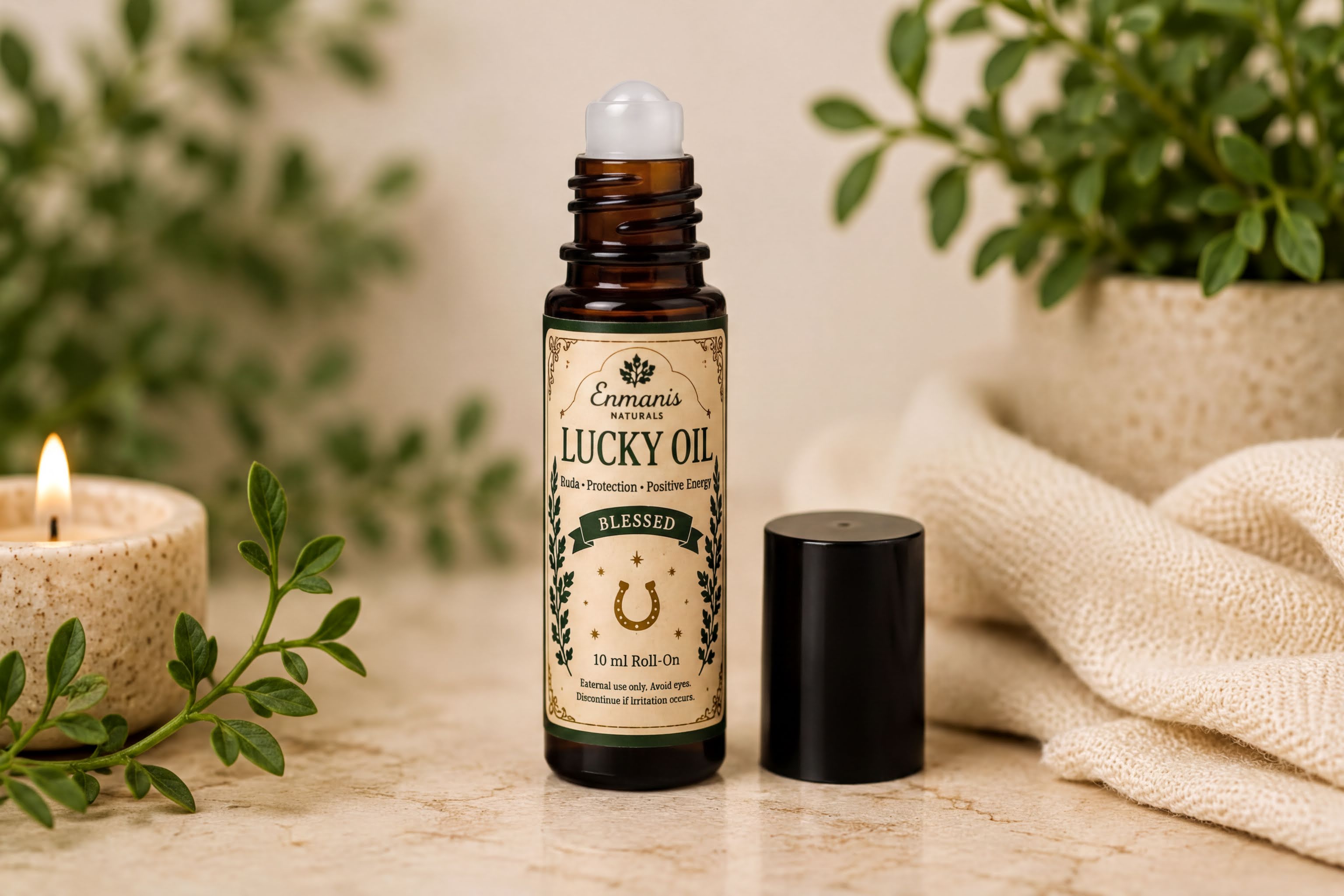 Spiritual Rue Oil, Aceite Esotérico Ruda - Enmanis Naturals