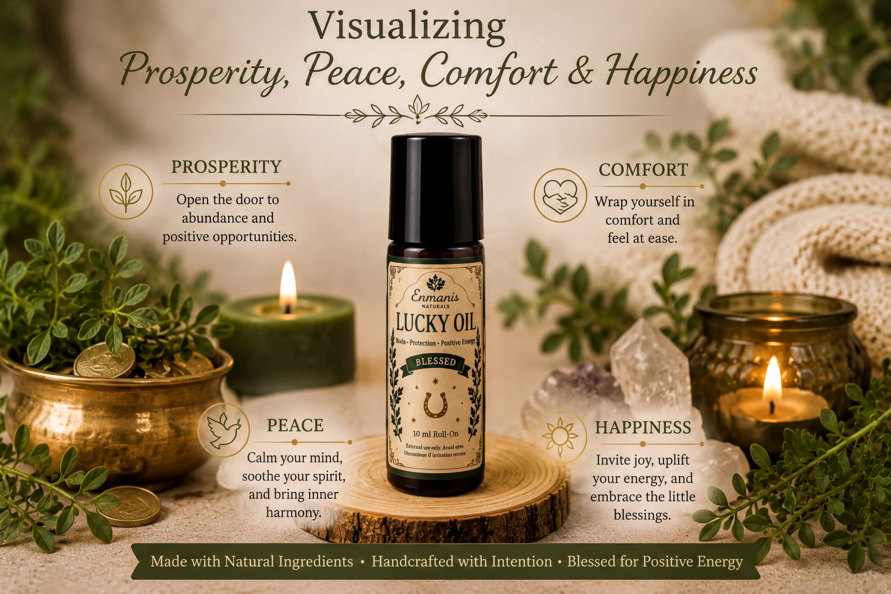 Spiritual Rue Oil, Aceite Esotérico Ruda - Enmanis Naturals