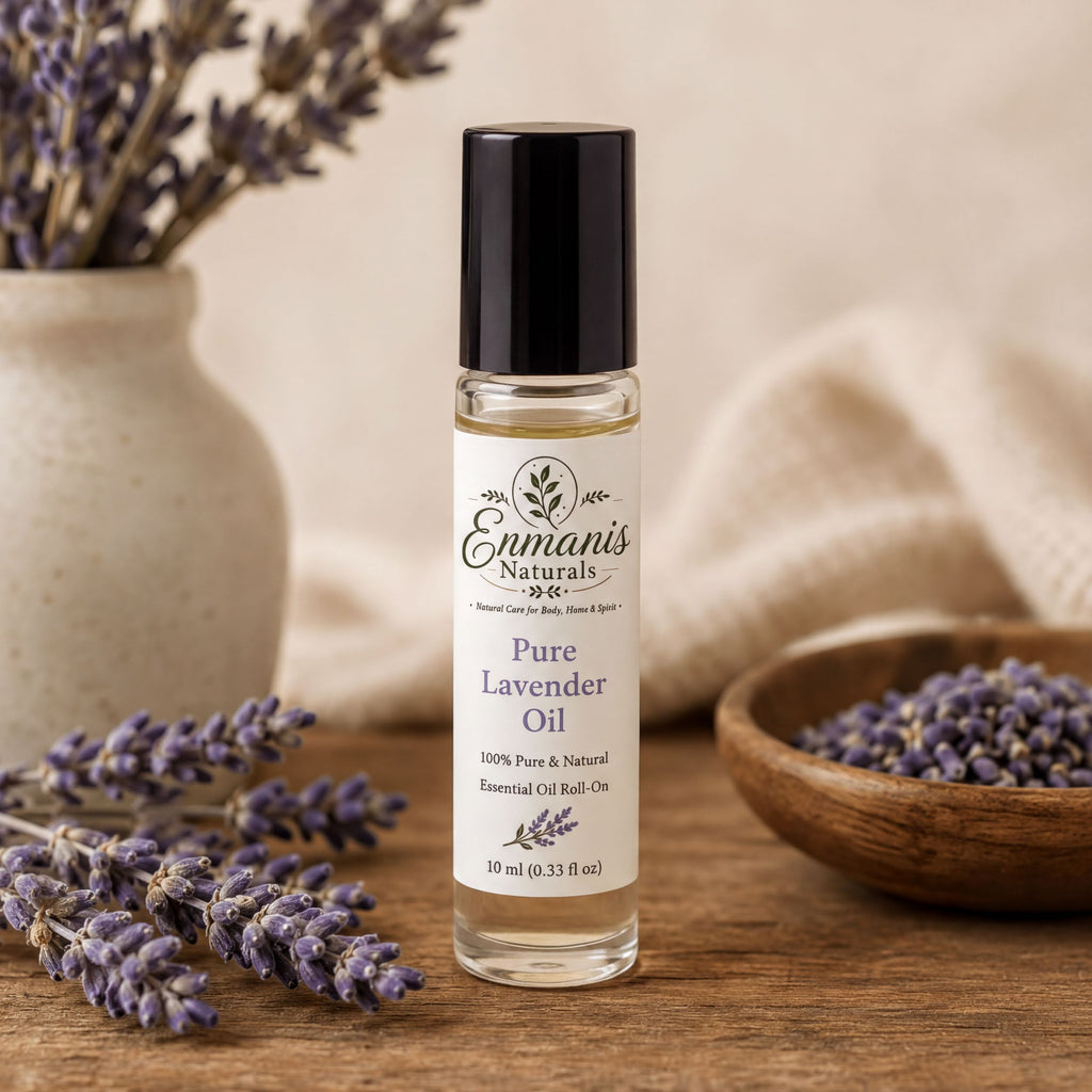 Organic Lavender Infused Essential Oil Blend - Enmanis Naturals