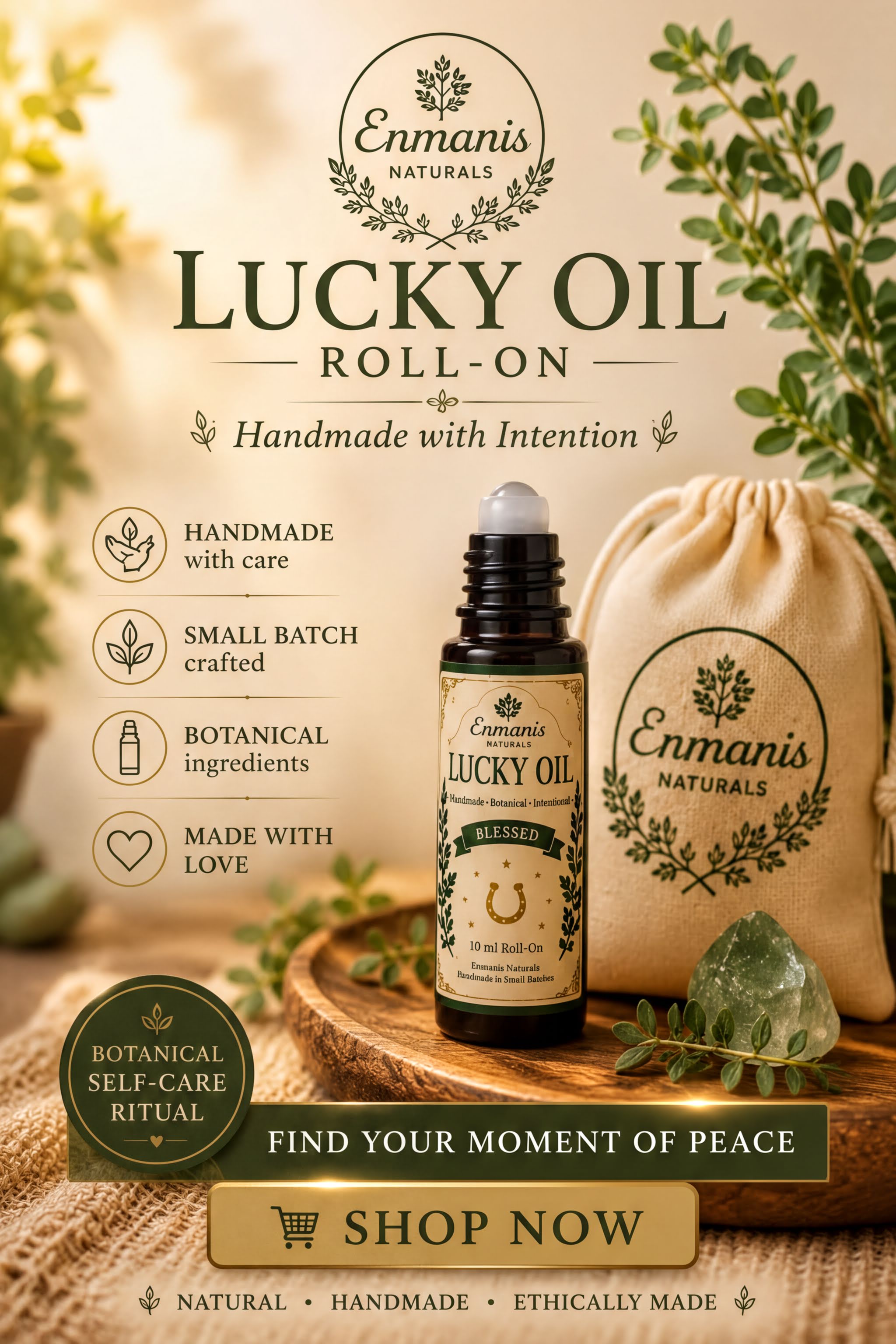 Spiritual Rue Oil, Aceite Esotérico Ruda - Enmanis Naturals
