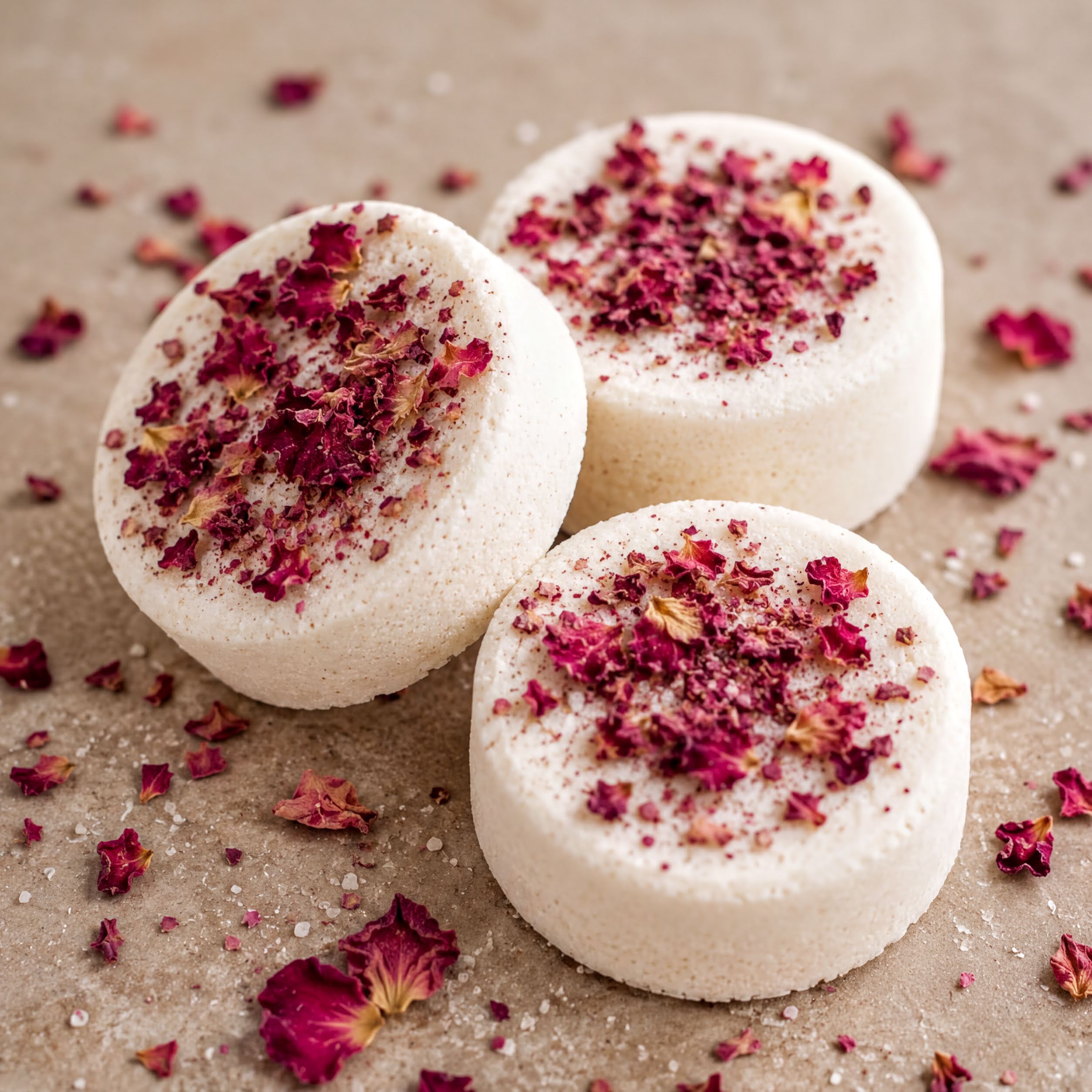 Lavender Shower Steamers Gift Set | Aromatherapy Shower Bombs, Bamboo Dish Included - Enmanis Naturals