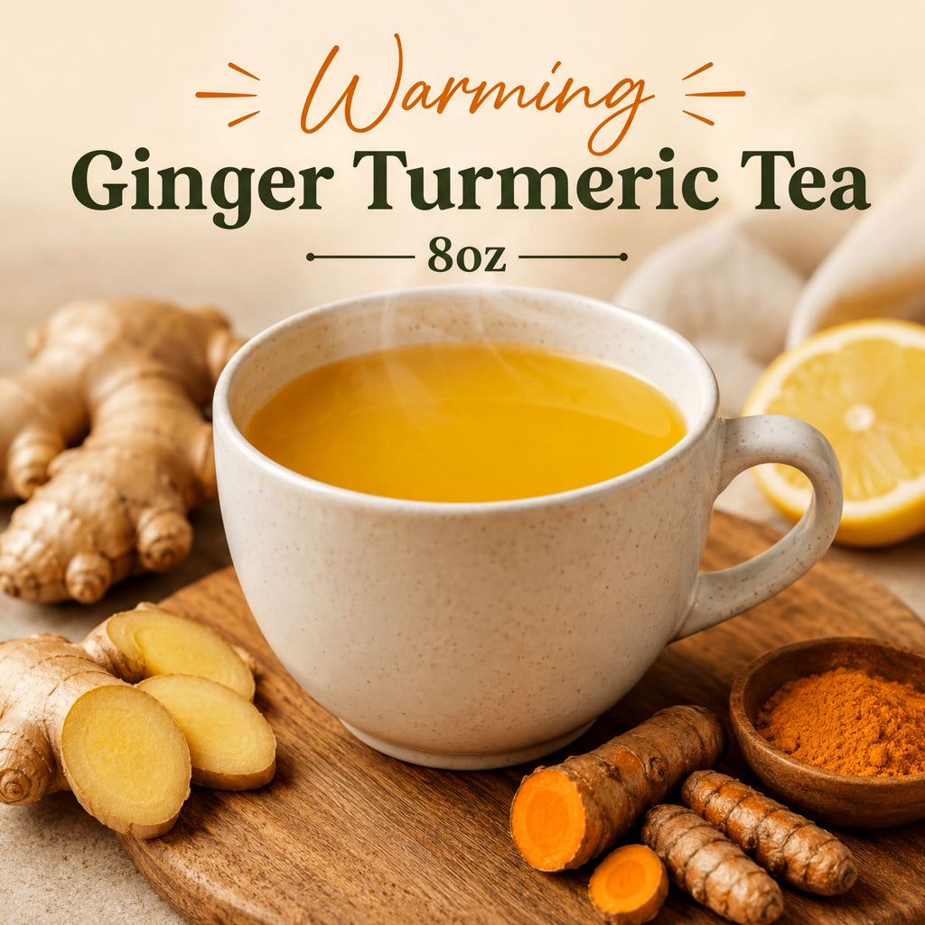 Warming Ginger Turmeric Tea - Enmanis Naturals