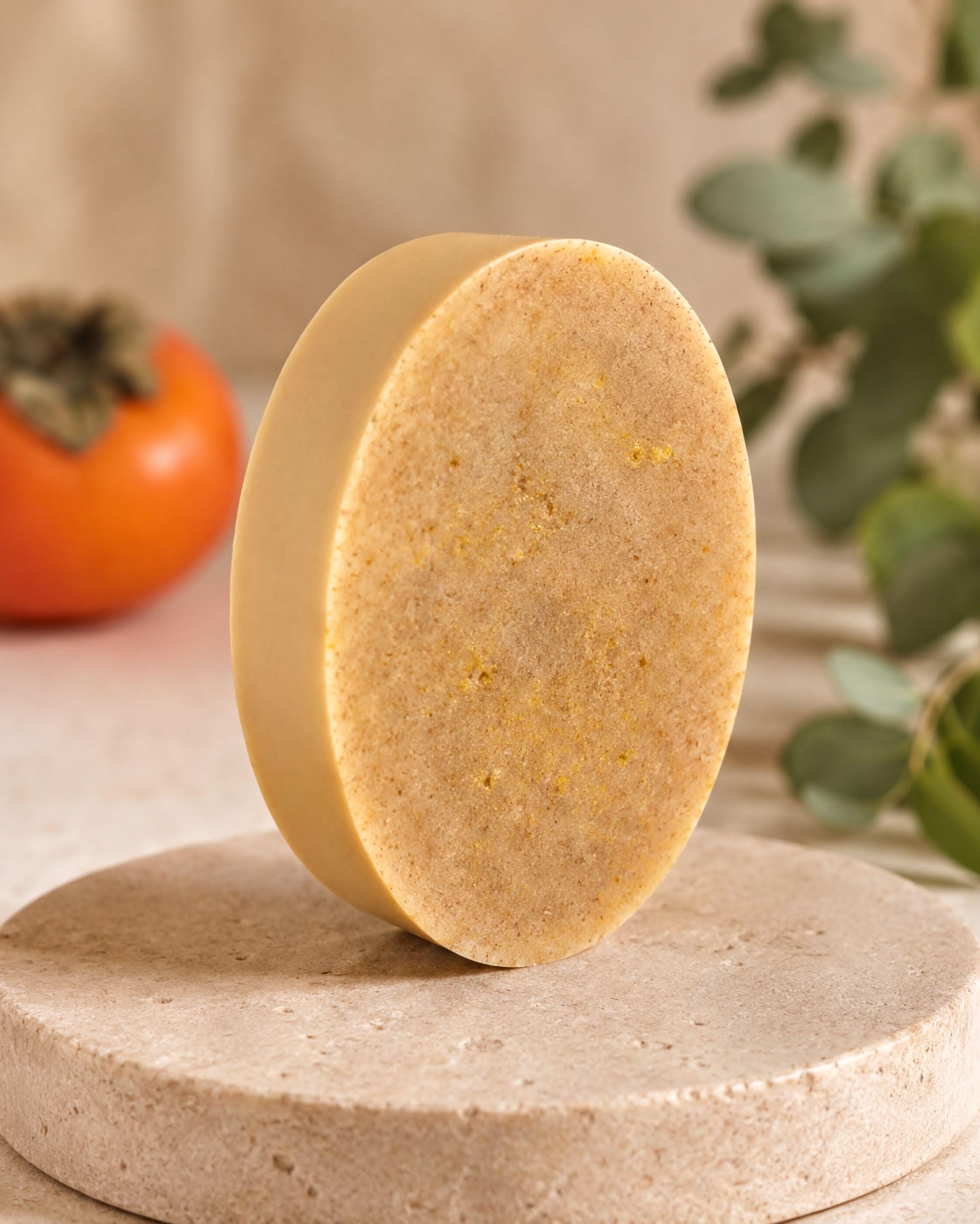 Real Persimmon Soap, Goat Milk Cleansing Bar | Niacinamide | Blood Orange Cedarwood Self Care Set