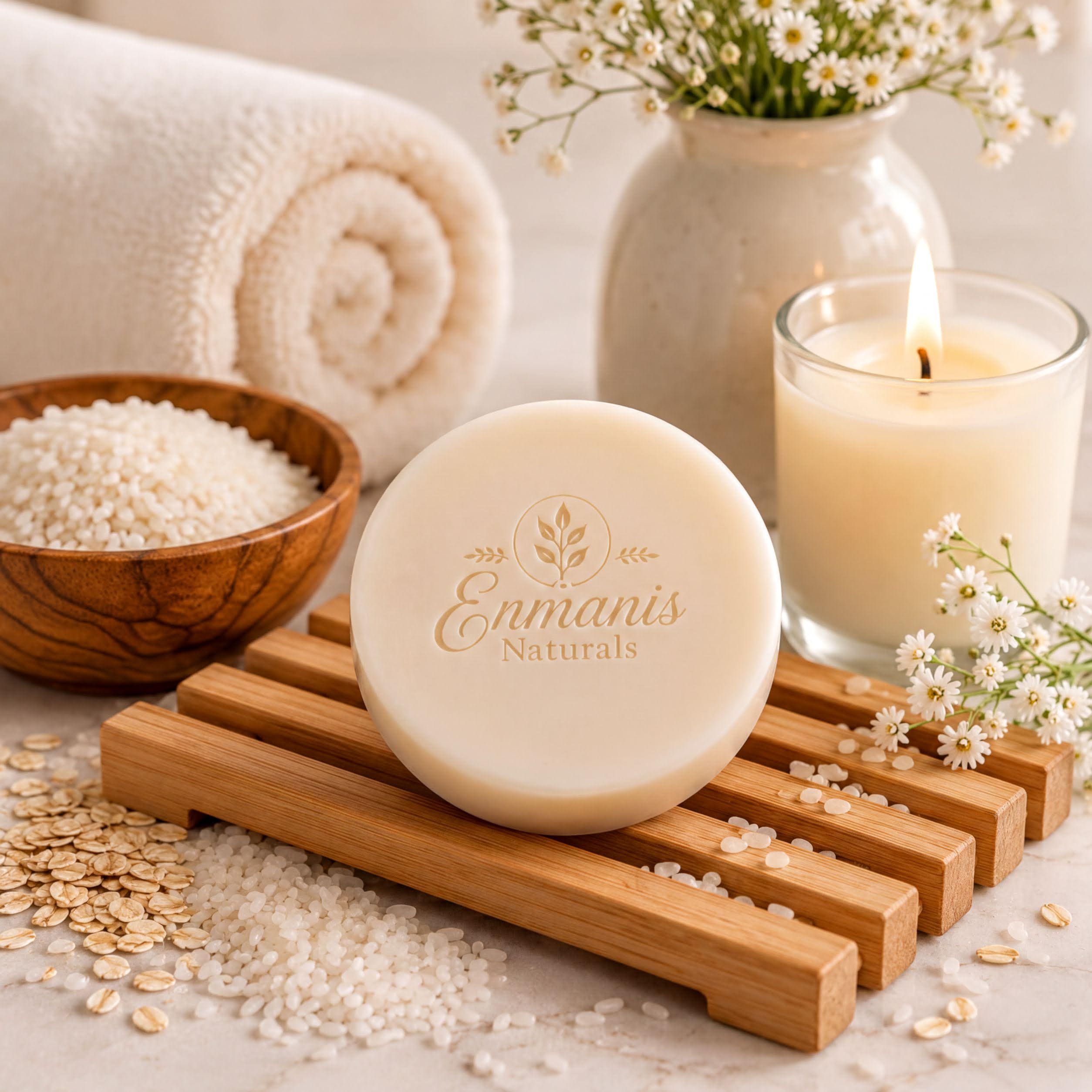 Rice Soap Goat, Korean-Inspired Facial Cleanser - Artisan Milk Bar | Creamy Lather Ritual