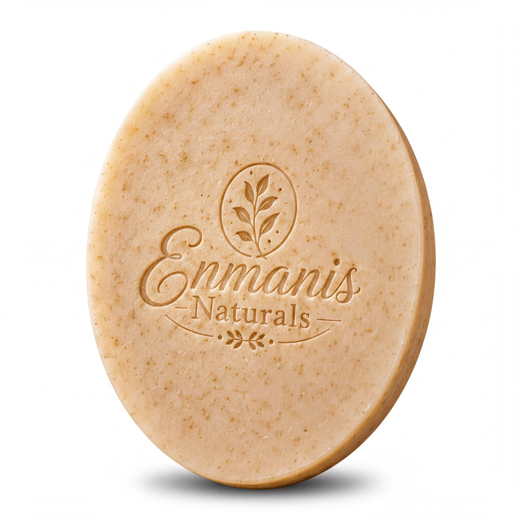 Goat Milk Soap - Colloidal Oatmeal, Honey, Shea Butter | 5.5 Oz | Dry, Sensitive Skin