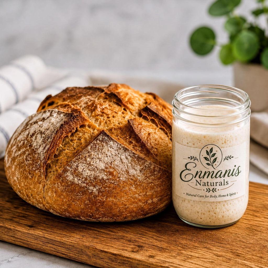 Sourdough Starter, Live Culture | Fresh Artisan Bread Base | Wheat Flour, Water, Wild Yeast