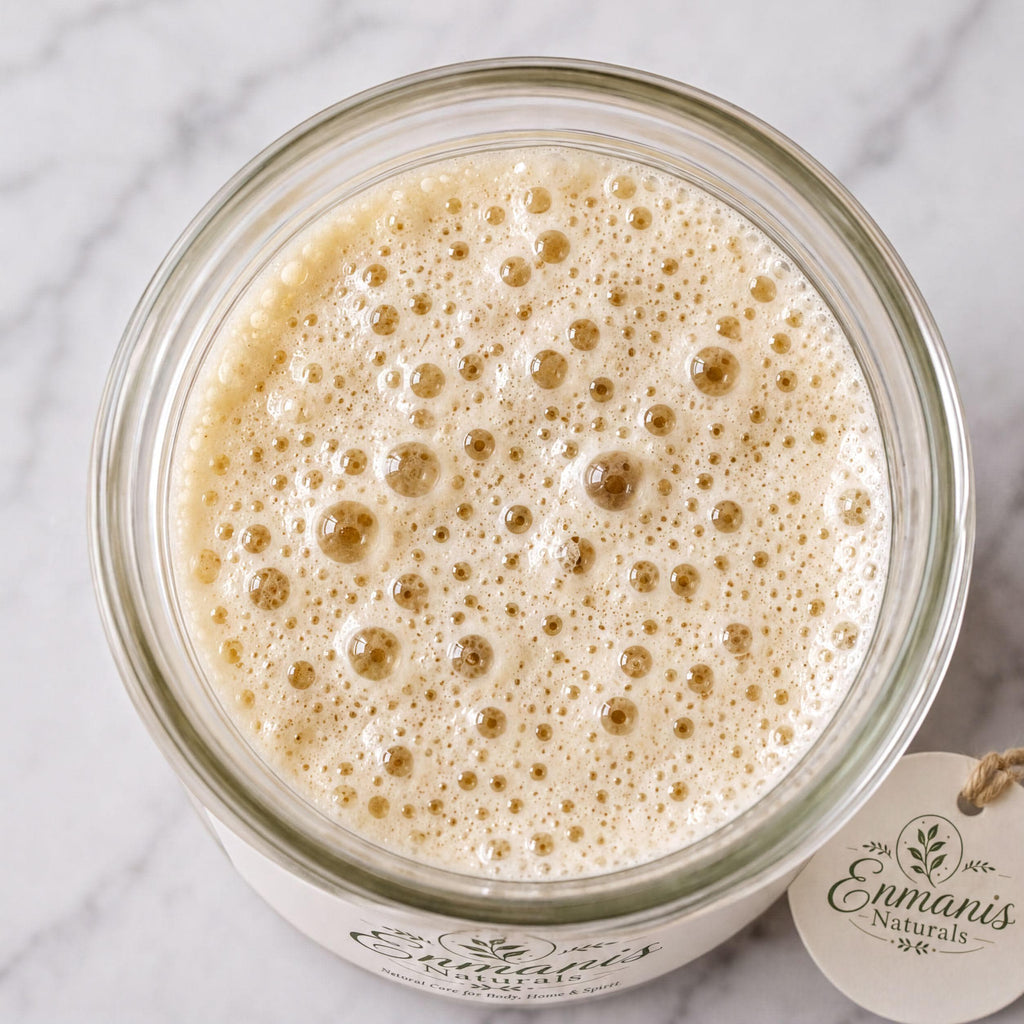 Sourdough Starter, Live Culture | Fresh Artisan Bread Base | Wheat Flour, Water, Wild Yeast