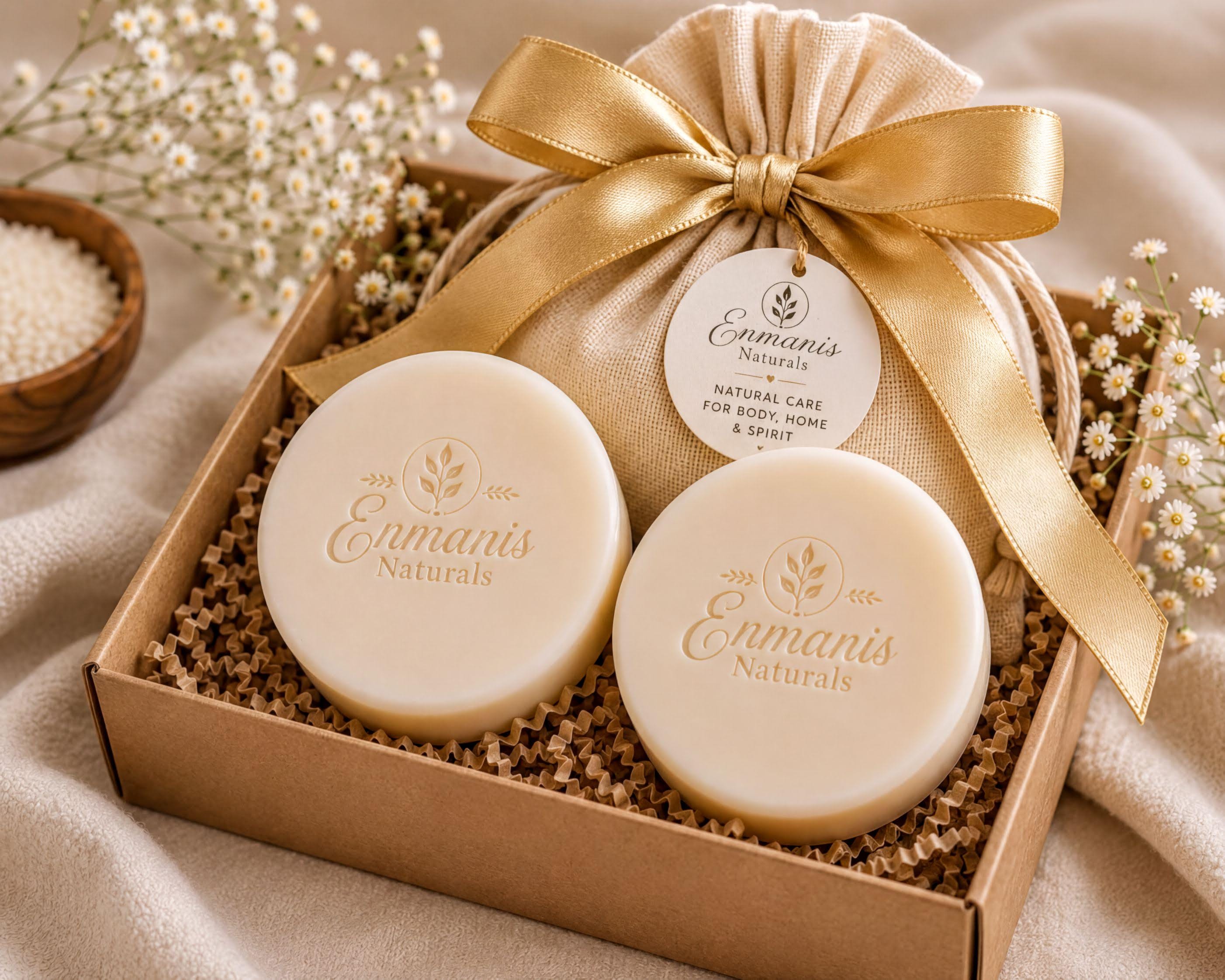 Rice Soap Bar for Dull Skin | Goat Milk Facial Cleansing (Gift Set of 2)
