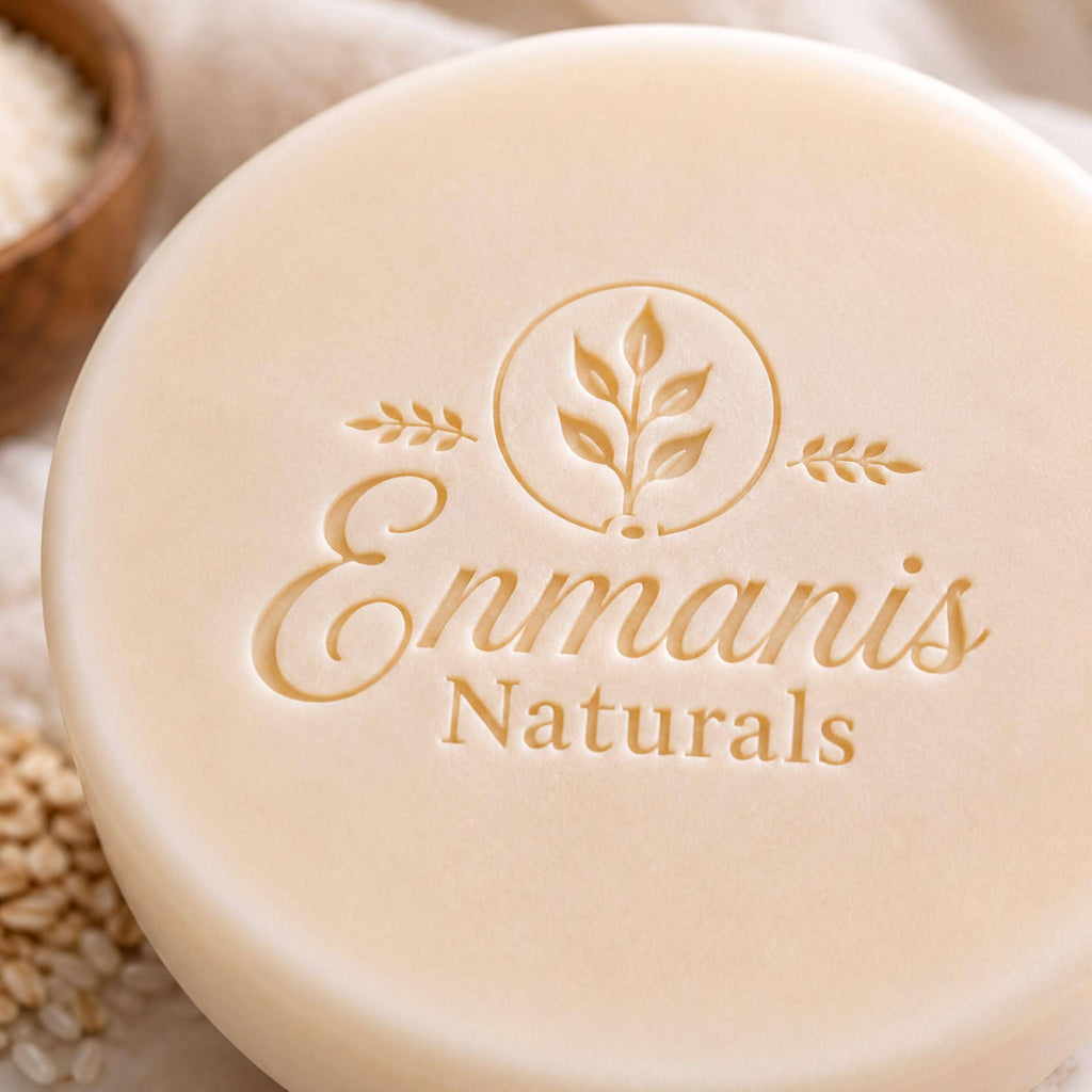 Rice Soap Bar for Dull Skin | Goat Milk Facial Cleansing (Gift Set of 2)