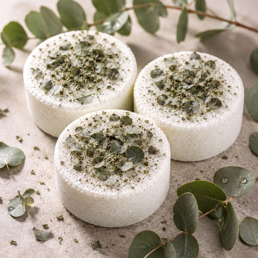 7 Shower Steamers Gift Set with Persimmon Goat Milk Soap & Bamboo Dish | Aromatherapy Spa
