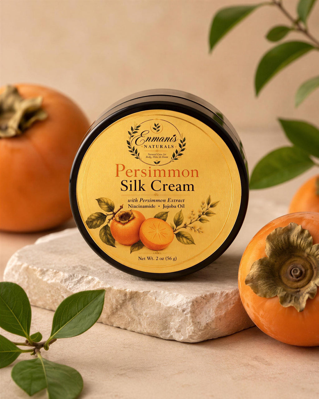 Real Persimmon Soap, Goat Milk Cleansing Bar | Niacinamide | Blood Orange Cedarwood Self Care Set