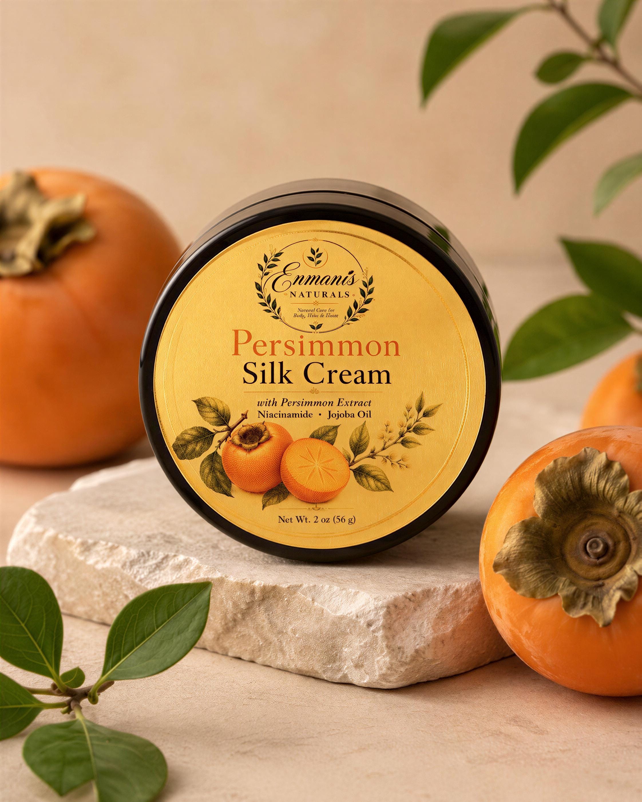 Real Persimmon Soap, Goat Milk Cleansing Bar | Niacinamide | Blood Orange Cedarwood Self Care Set