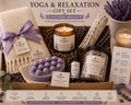 Lavender Serenity, Turkish Cotton Throw Box | Candle, Bath Soak, Sage | Handmade Set