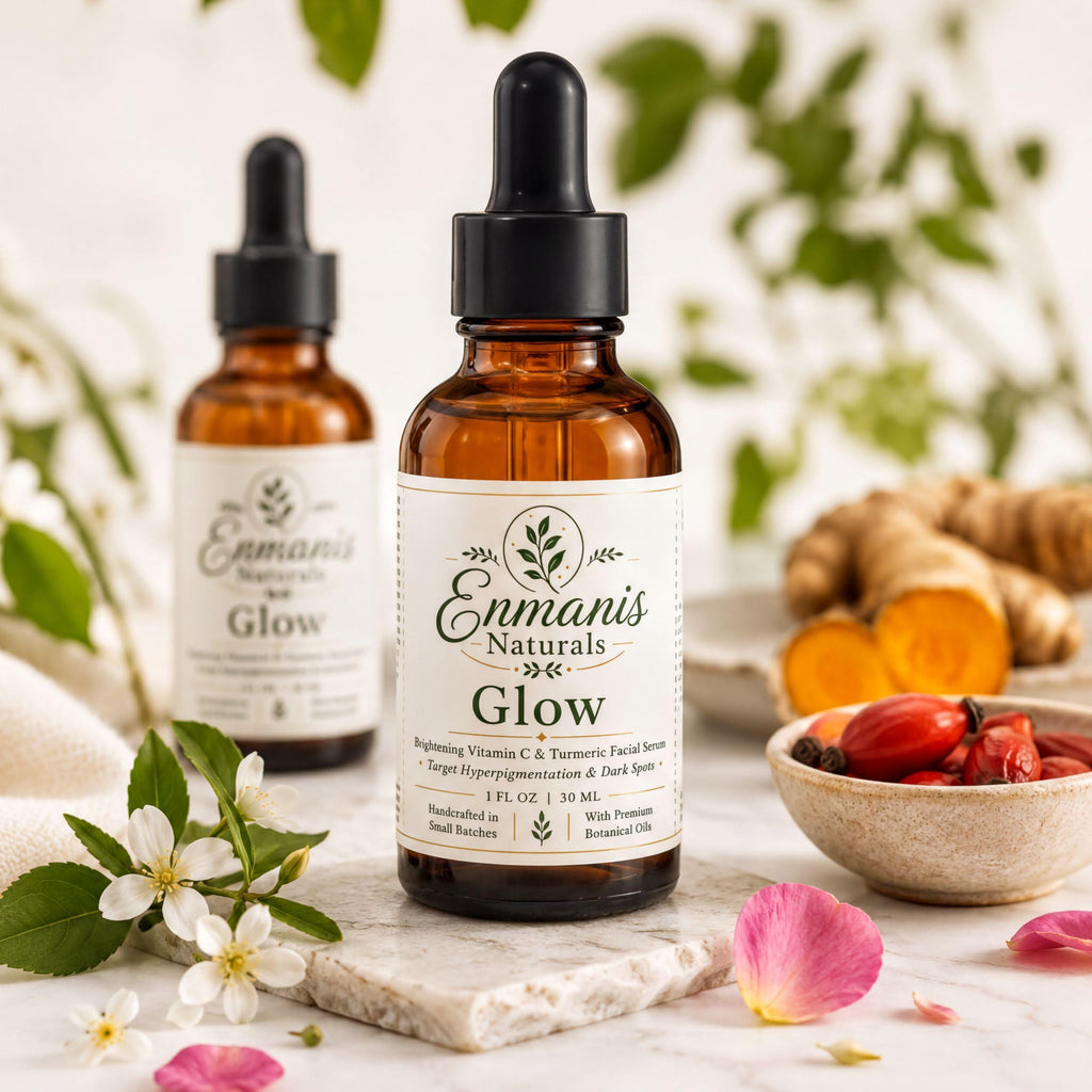Glow And Detox Trio, Turmeric Kojic Soap - Vitamin C Serum | Activated Charcoal | Muslin Cloth