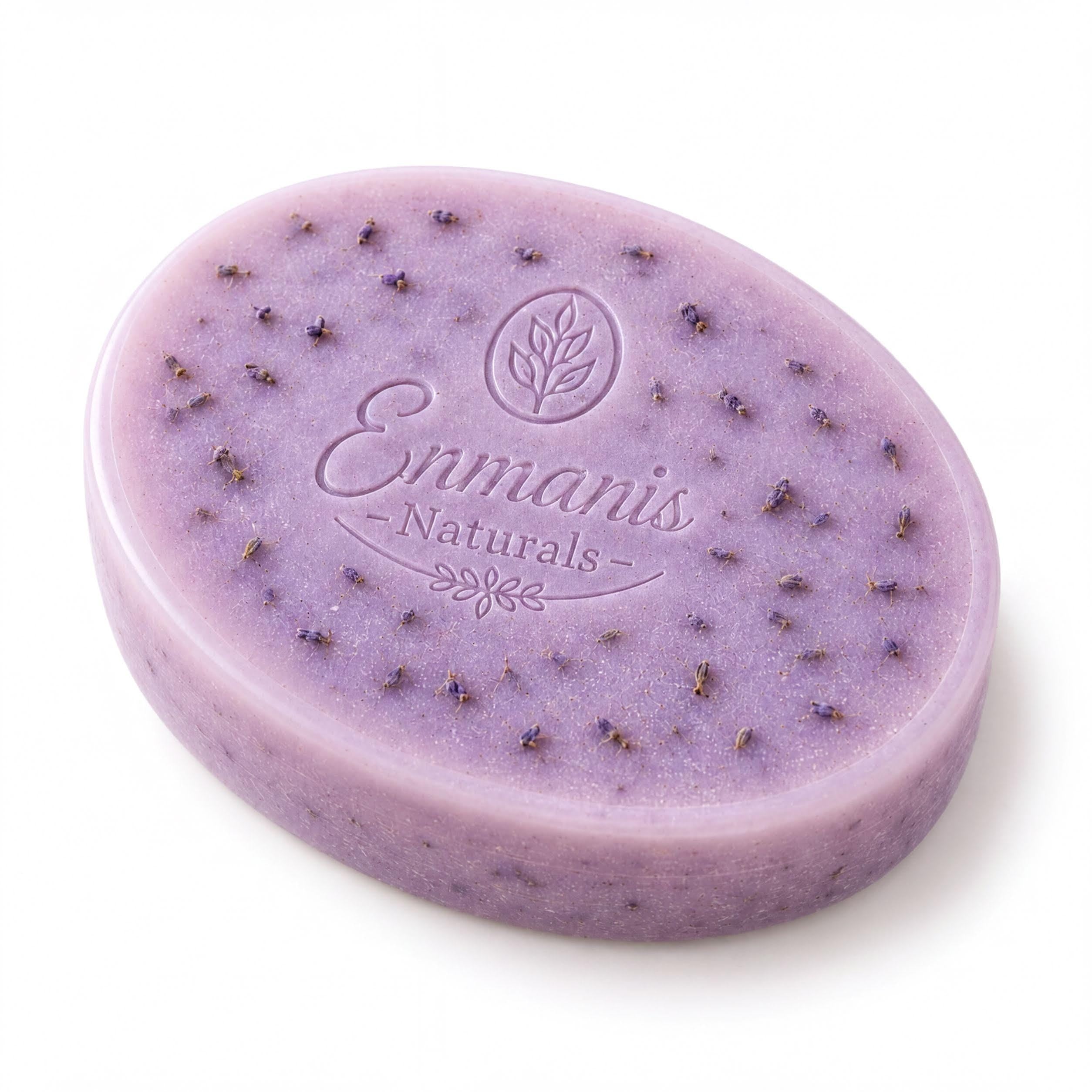 Handmade Lavender Goat Milk Soap Bar | Pure Essential Oils, Calming Spa Gift