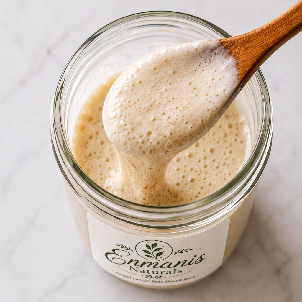 Sourdough Starter, Live Culture | Fresh Artisan Bread Base | Wheat Flour, Water, Wild Yeast