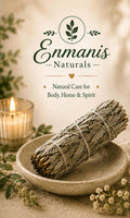 White Sage Smudge Stick, Hand-Tied 6 Inch Bundle