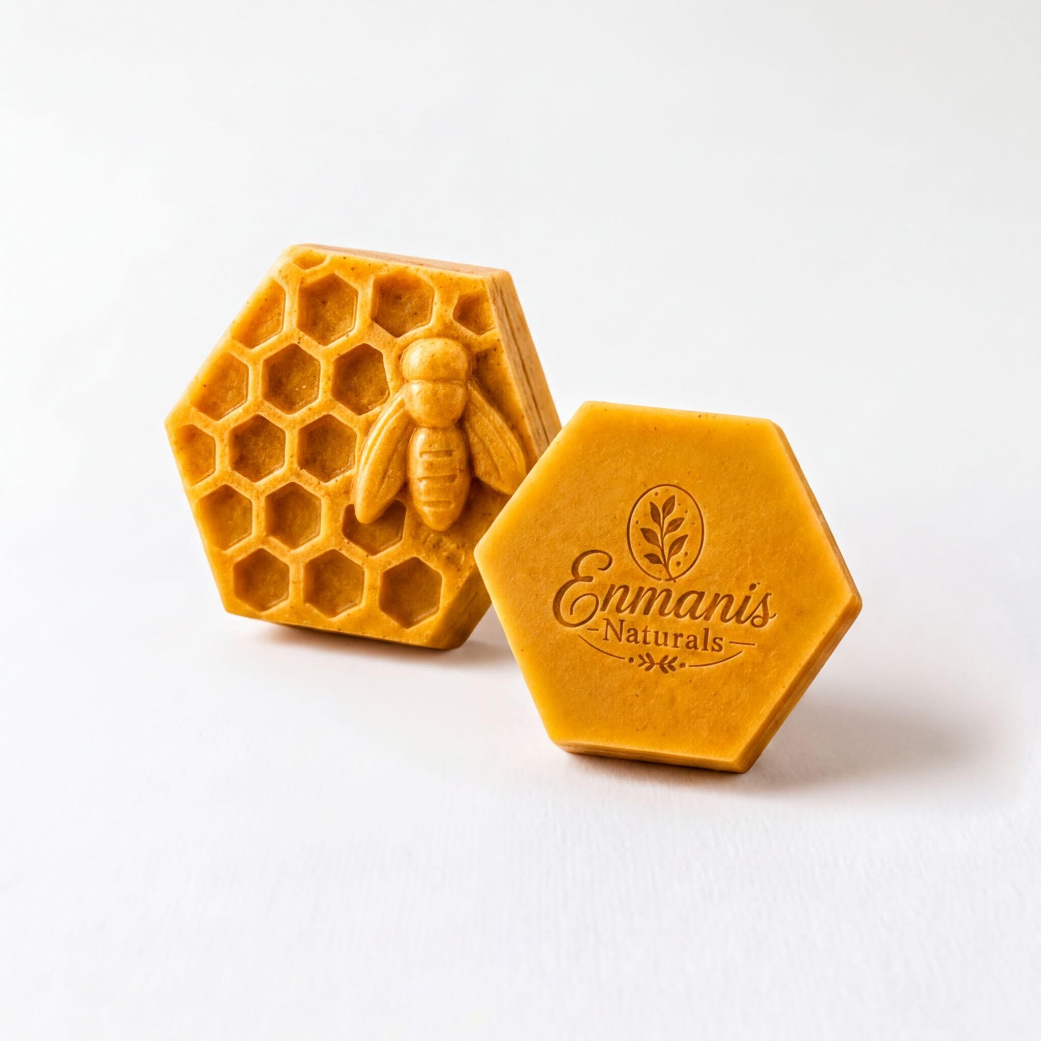 Turmeric Soap, Goat Milk | Shea Butter - Kojic Cleanser | Small Batch Face Body Trio 2.2 Oz