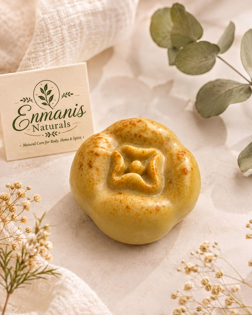 Handmade Persimmon Soap Bar, Goat Milk, Niacinamide, Green Tea Extract (Set of 3)