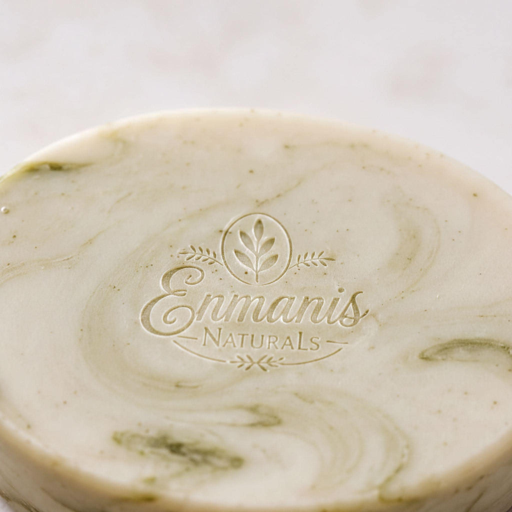 Matcha Goat Milk Soap Bar | Rice Powder, Kaolin Clay, Vitamin E (Set of 3)
