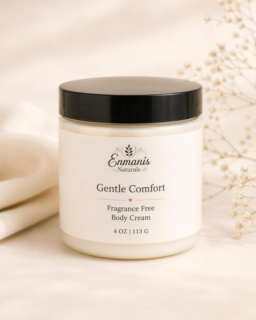 Fragrance-Free Soap & Body Cream Care Package, Crochet Washcloth, Personalized Card (Gift Ready)