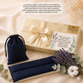 Lavender Rice Neck Heating Pad – Microwavable Warm Wrap, Organic Oat Cotton Comfort Gift