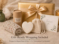 Get Well Gift Set, Detergent-Free Soap, Crochet Washcloth, Soap Saver Bag, Personalized Card Ready Wrap