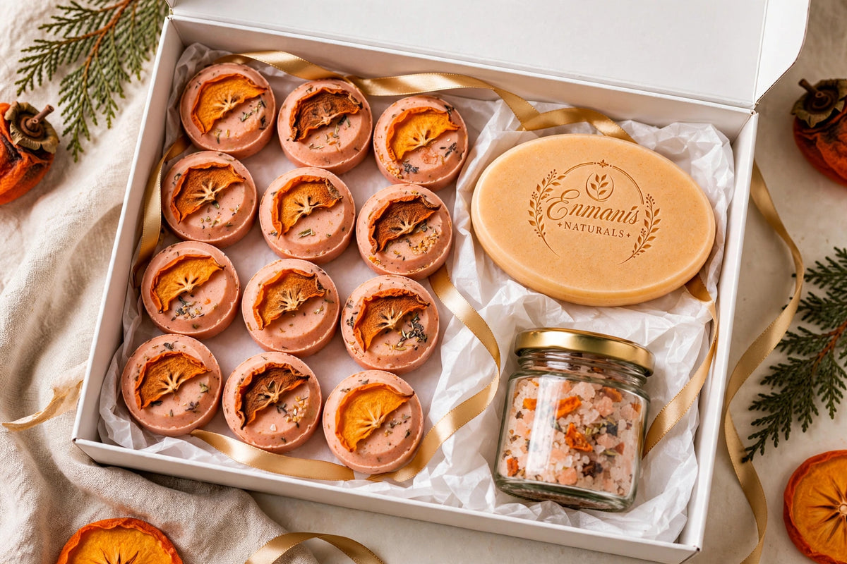 Luxury Persimmon Shower Steamers Limited Edition gift set