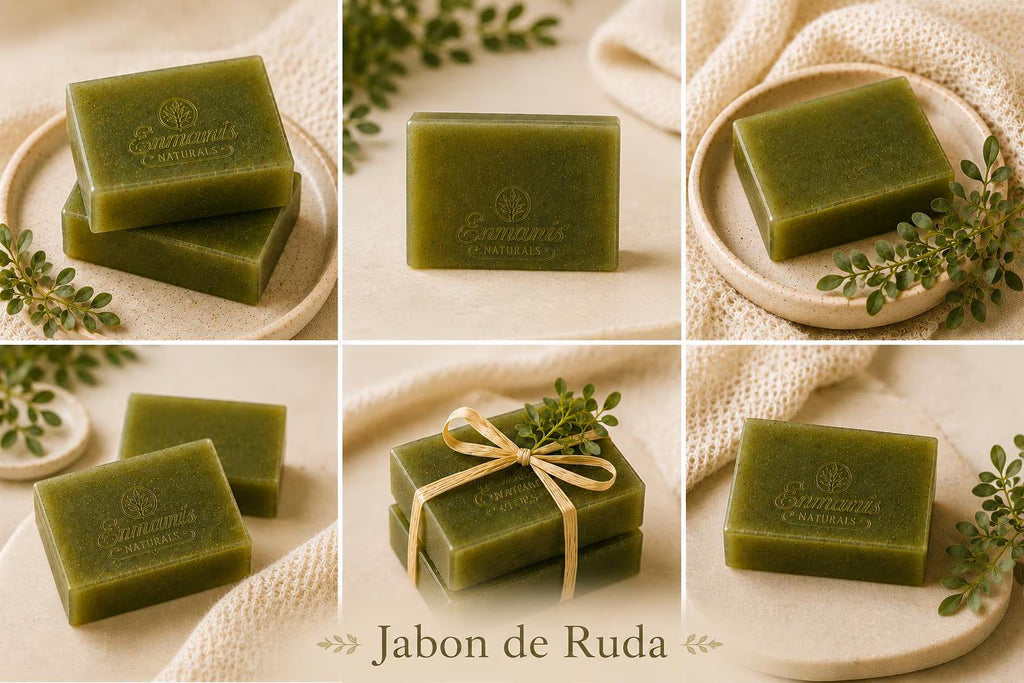Rue Soap Bar,Ritual Soap bar, Jabon De Ruda Artesanal con Ruda autentica - Enmanis Naturals